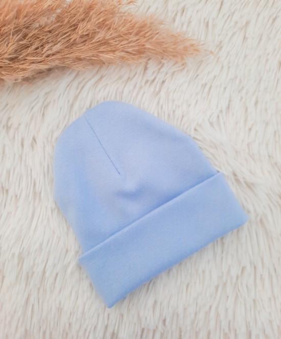 Newborn muts blauw met naam