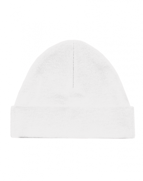Baby muts wit katoen gepersonaliseerd