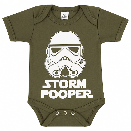 Star Wars Rompertje army green Storm pooper jedi padawan storm trooper