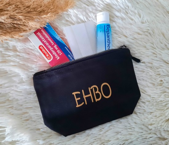 EHBO etui zwart luiertas baby