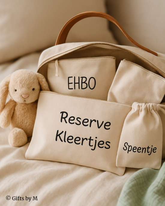 Resrve kleertjes EHBO Speentje organizers set Gifts by M