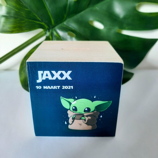 houten spaarpot yoda star wars