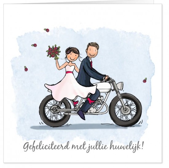Just married geld cadeau huwelijk bruiloft