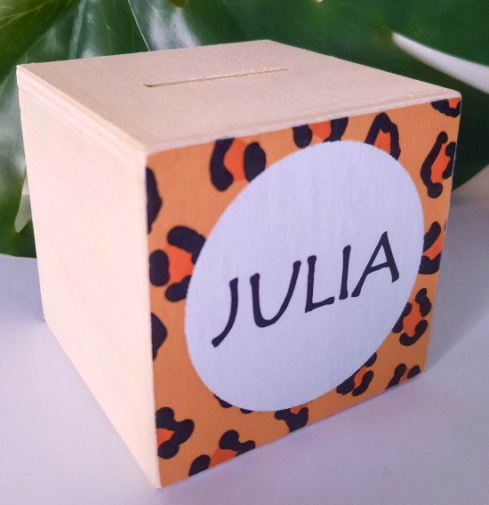 Leopard spaarpot bol