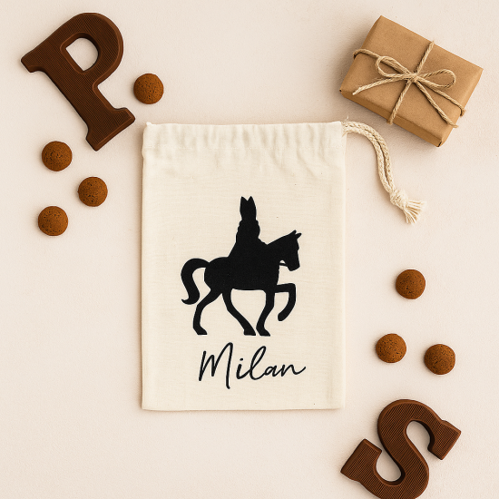 Pepernoten bewaren zakje met naam gifts by m sinterklaas 5 december