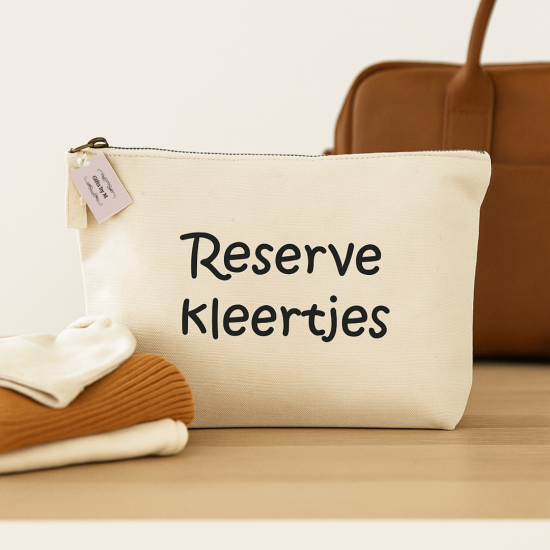 Reserve kleertjes organizer bewaaretui luiertas onderweg naturel