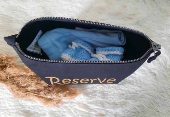 bewaarzak reserve kleertjes zwart