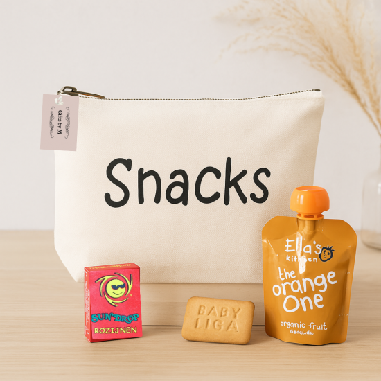 Snacks organizer tussendoortjes baby onderweg gifts by m luiertas