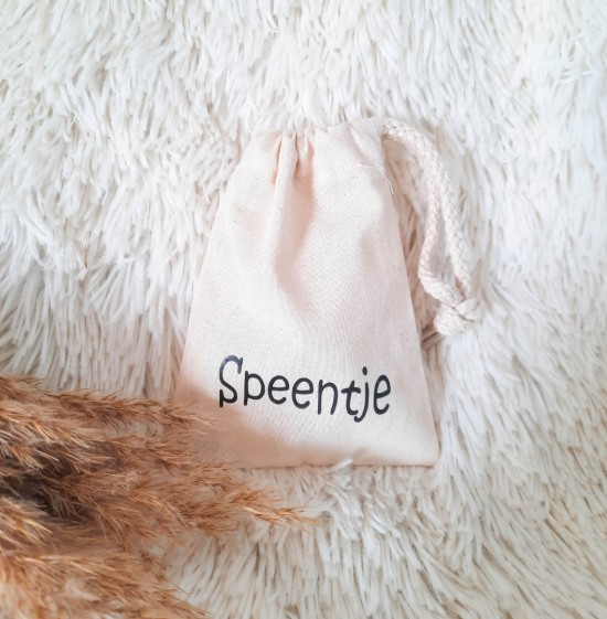 Speentje organizer met trekkoord voor baby bewaren luiertas