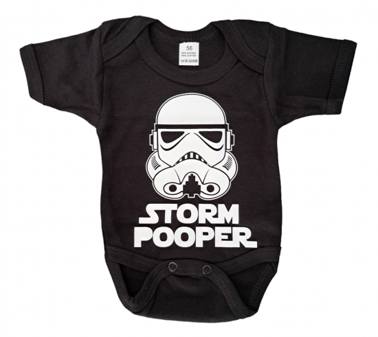 Star wars romper zwart storm trooper pooper bol photoroom