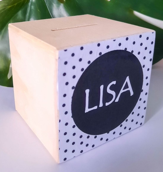 Stippen spaarpot bol